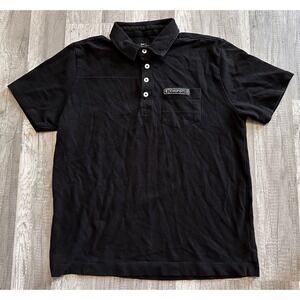 Chipotle Men's XL‎ Polo Shirt Employee Loomstate Work Black